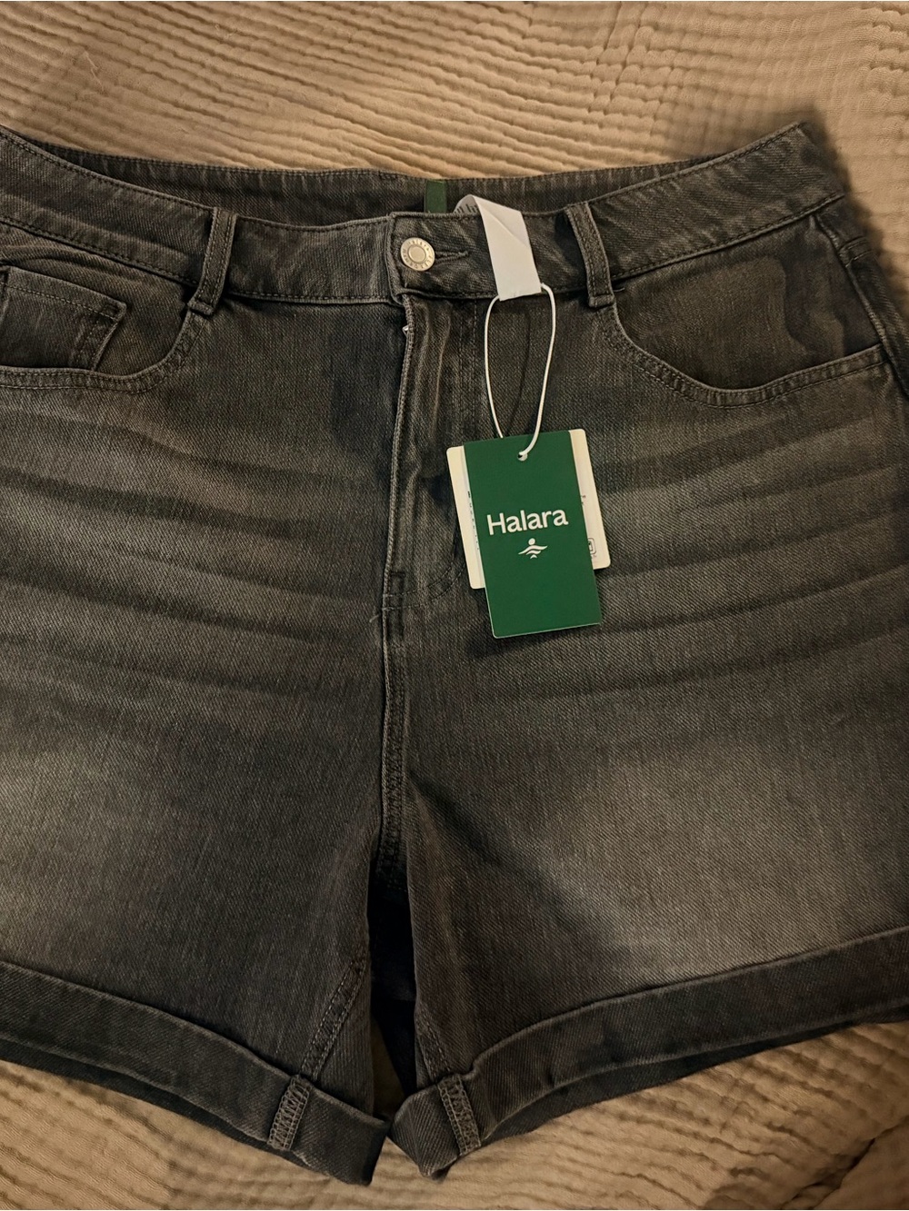 Halara Flex Denim Shorts Size Large